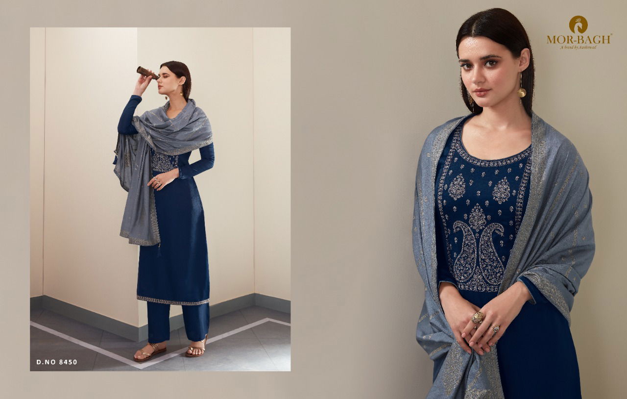 Aashirwad Gulal 8446 Series  Latest Fancy Designer Mix Fabric Silk Salwar Suits Collection